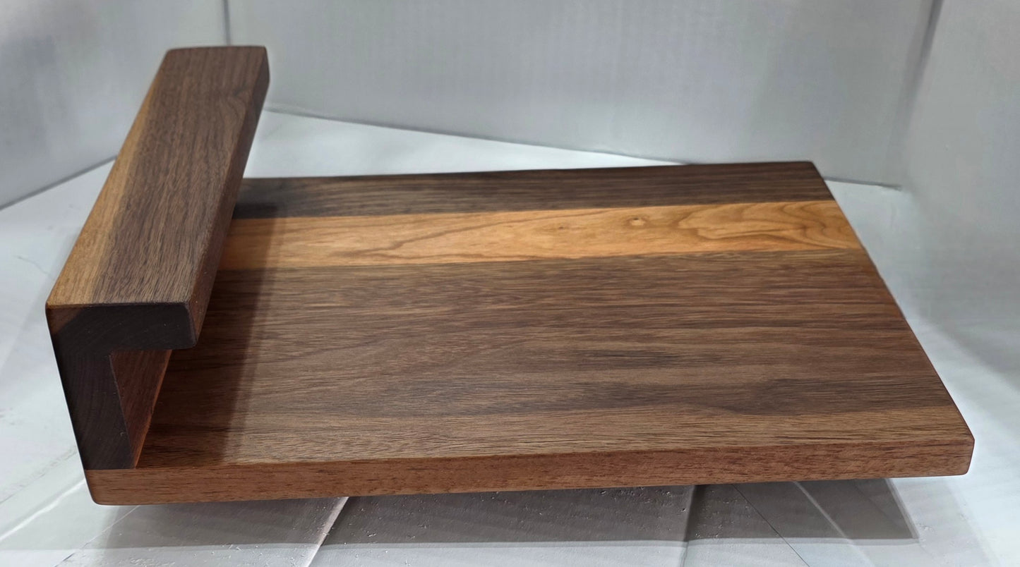 Handcrafted cookbook stand