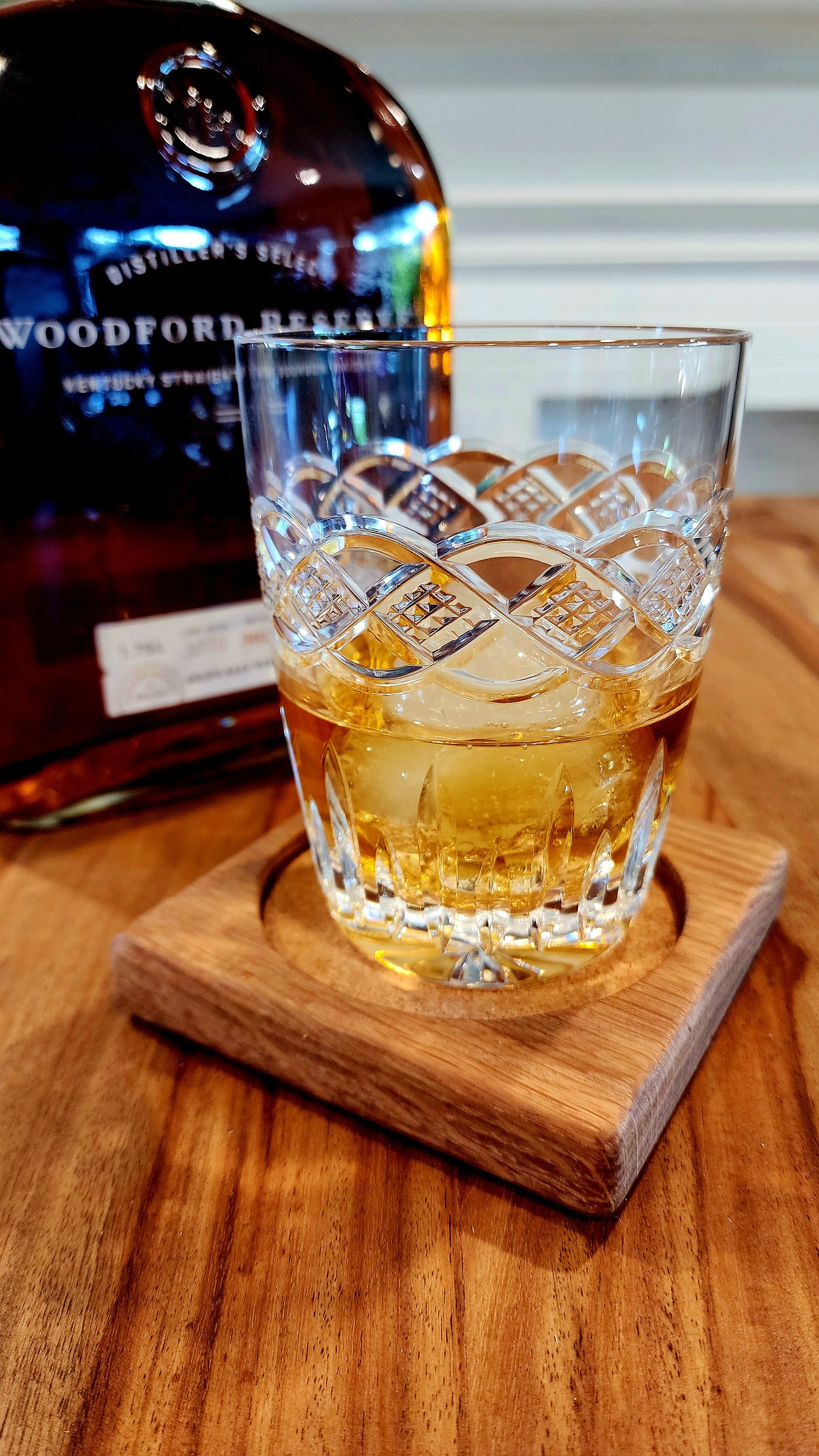 Handmade Solid Wood Coaster Set- Rustic, Chunky & Timeless