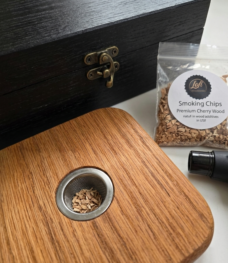 Handmade wood smoker set, complete cocktail smoking kit – Lofi Woodworks
